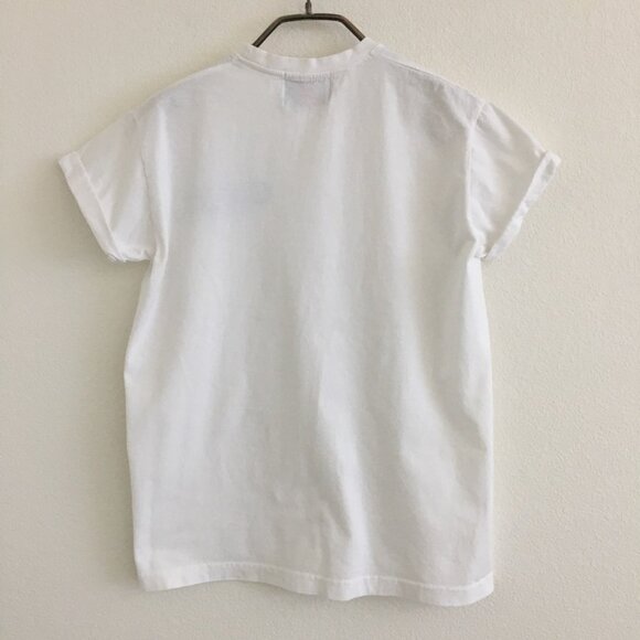 Keur Paris T-Shirt Size Small Text Messages Embroidered  T'es ou bb? "Delivered" - Picture 8 of 10
